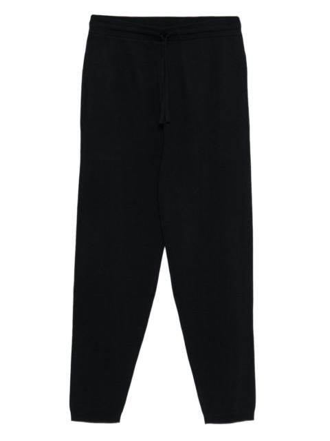 EMPORIO ARMANI drawstring straight-leg trousers