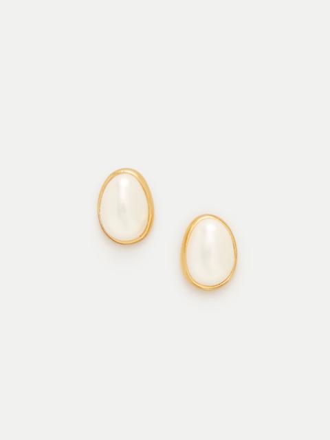 J.CREW Inset pearl earrings