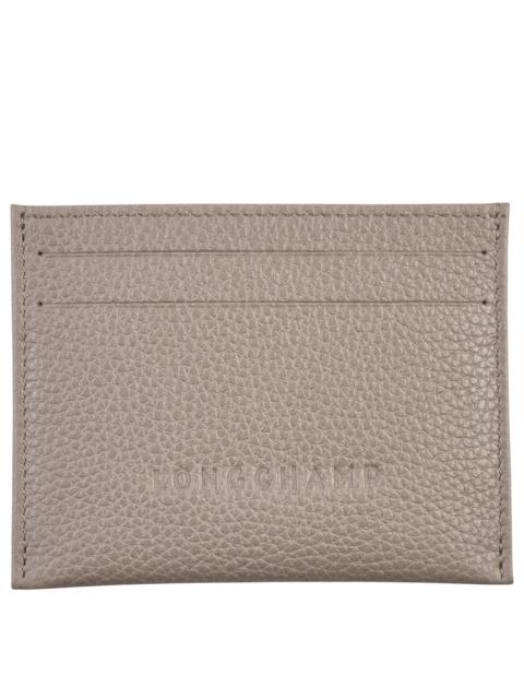 Le Foulonné Cardholder Turtledove - Leather