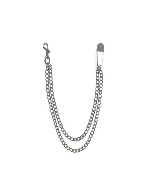 KAMIYA KMY safety-pin double wallet chain