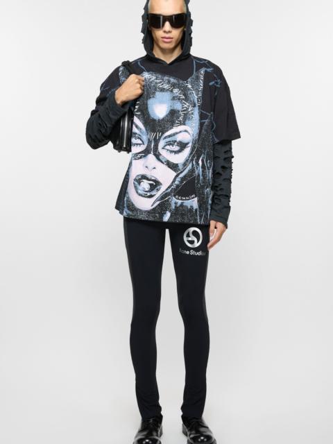 Acne Studios Logo leggings - Black