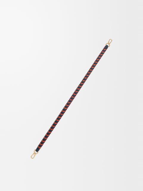 Loewe Woven strap in leather
