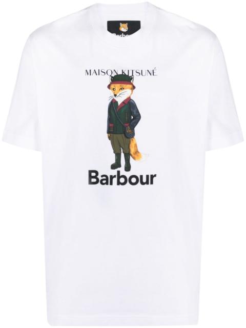 Barbour logo-print cotton T-shirt