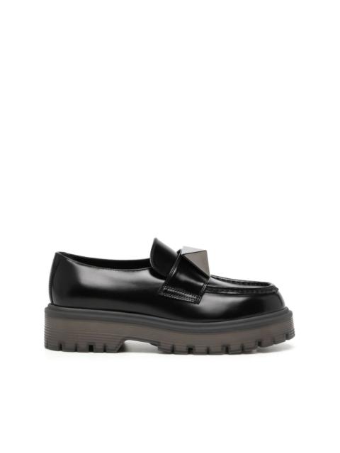 Valentino One Stud platform loafers