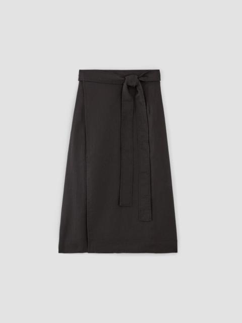 EVERLANE THE LINEN WRAP SKIRT