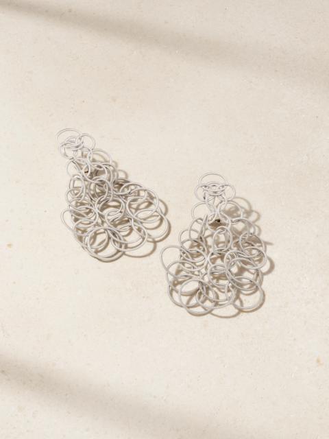 Buccellati Hawaii 14-karat White Gold Earrings