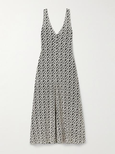 Isabel Marant Sonia Embroidered Cotton-blend Maxi Dress