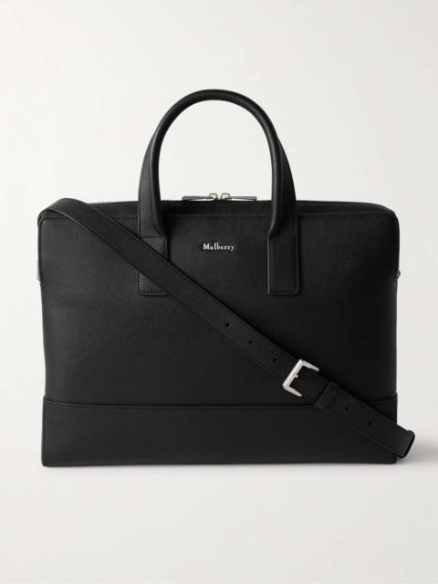 Mulberry Farringdon Pebble-Grain Leather Briefcase