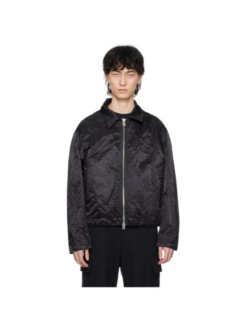 SOLID HOMME Black Extension Jacket