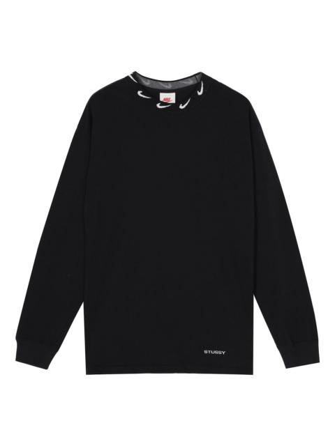 nike stussy long sleeve top black ロンt Nike x Stussy Long Sleeve Top Black White Pink 3colors Japan