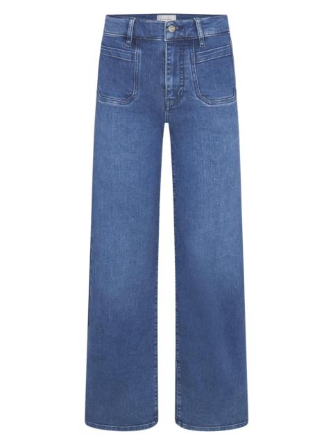 FRAME Women's Le Slim Palazzo Modernist Pocket Jeans - Iberia