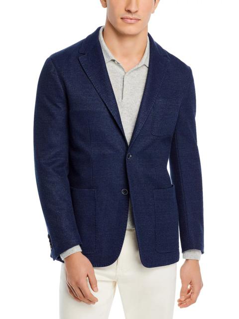 Cotton & Linen Textured Jersey Regular Fit Sport Coat