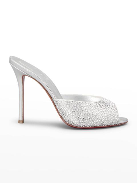 Me Dolly Strass Red Sole Slide Sandals