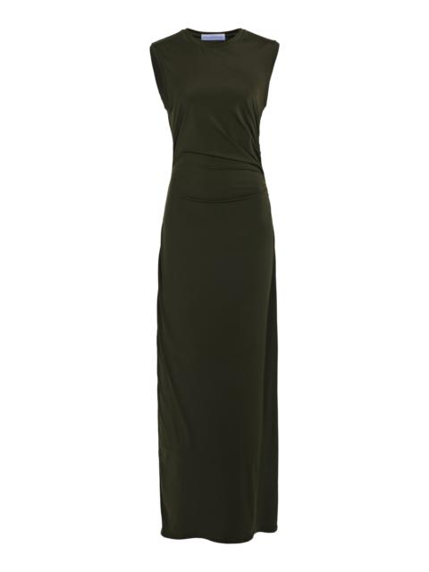Fluid Jersey Maxi Dress black