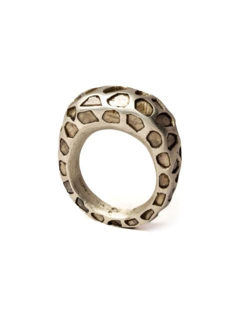 Parts of Four Mountain diamond ring