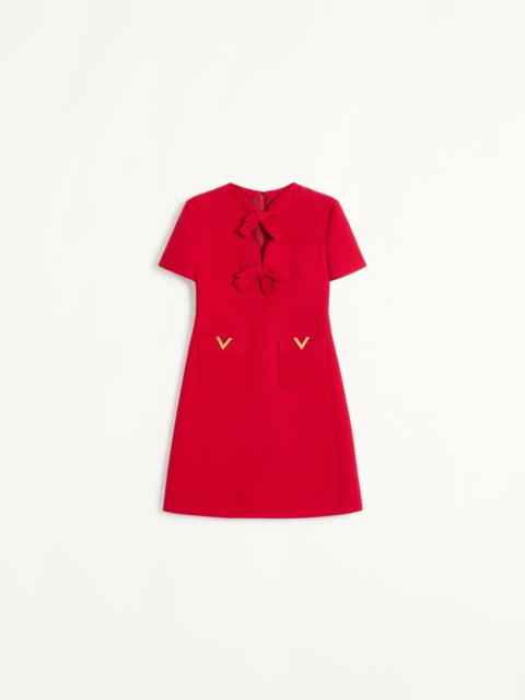 CREPE COUTURE SHORT DRESS