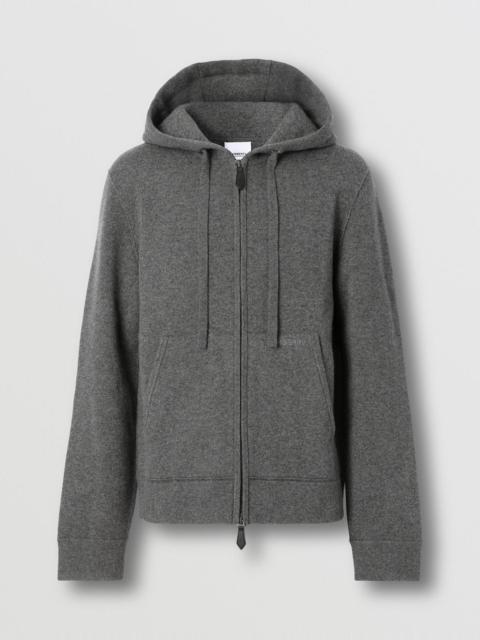 Burberry Logo Detail Cashmere Blend Hooded Top