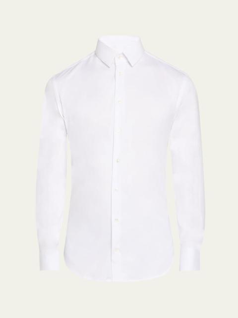 GIORGIO ARMANI Men's Solid Sport Shirt