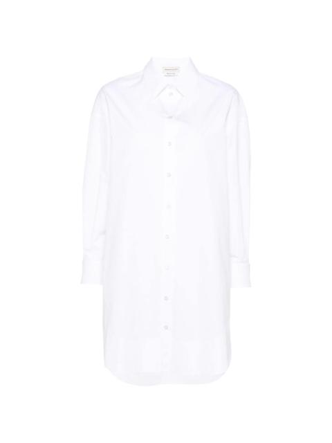 Alexander McQueen cotton-poplin shirtdress