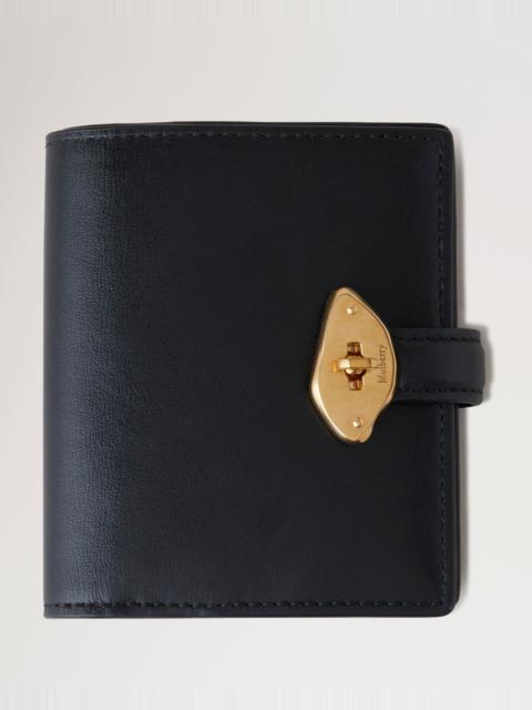 Mulberry Lana Compact Wallet
Black High Gloss Leather
