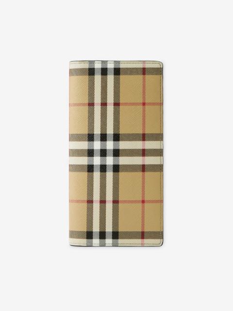 Burberry Check Continental Wallet