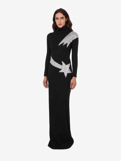Moschino DECORATED COTTON BLEND DRESS