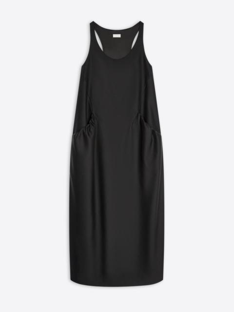 Dries Van Noten WOOL SILK EVENING DRESS