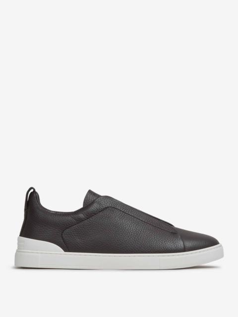ZEGNA LEATHER SPORTS SHOES