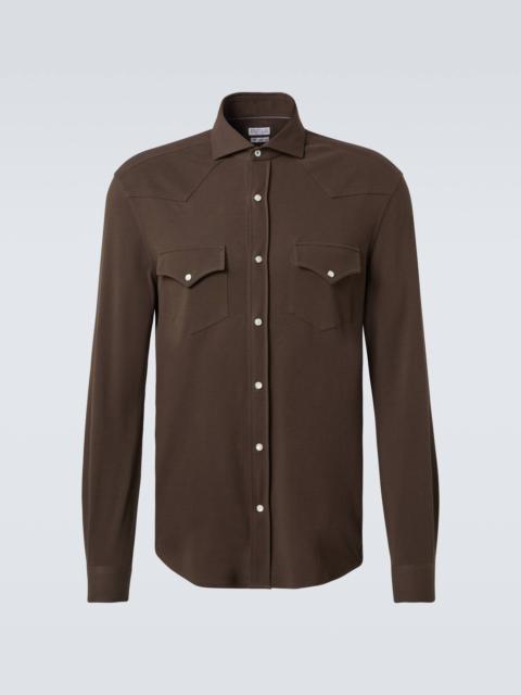 Brunello Cucinelli Cotton western shirt