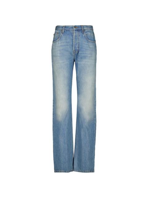GUCCI faded straight-leg jeans