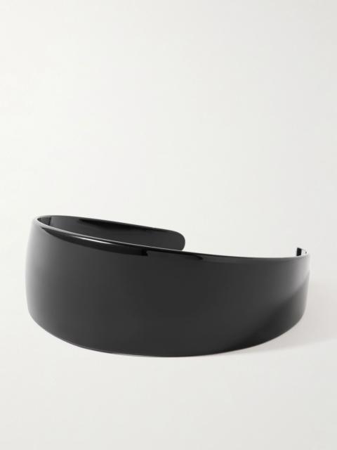 Sophie Buhai Bessette acetate headband Black