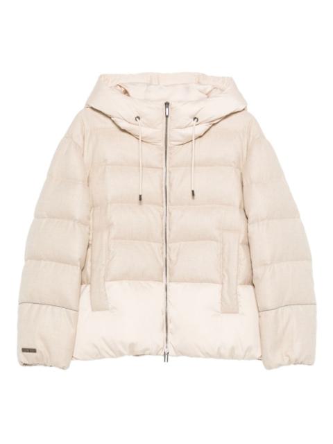 PESERICO hooded quilted jacket