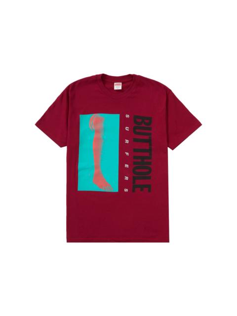Supreme Supreme Butthole Surfers Leg Tee Dark Magenta