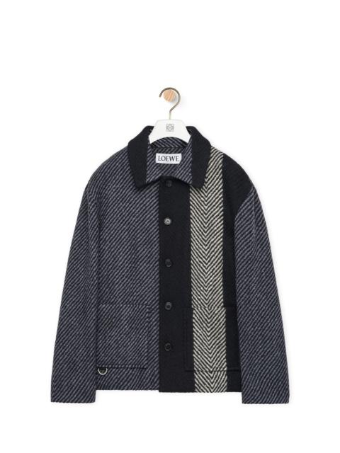 Workwear jacket in wool blend