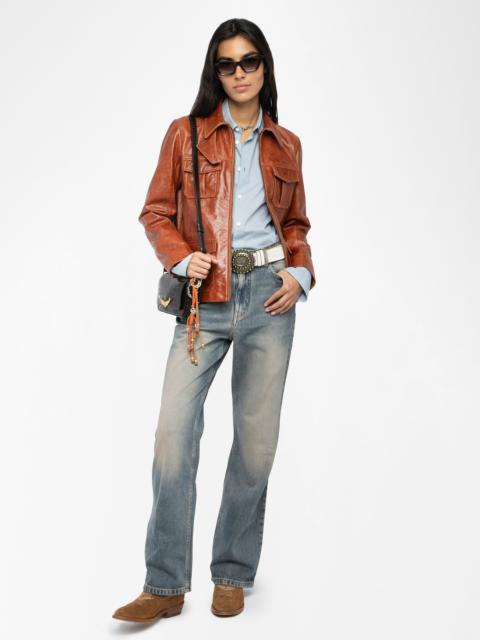 Zadig & Voltaire Lienna Leather Jacket