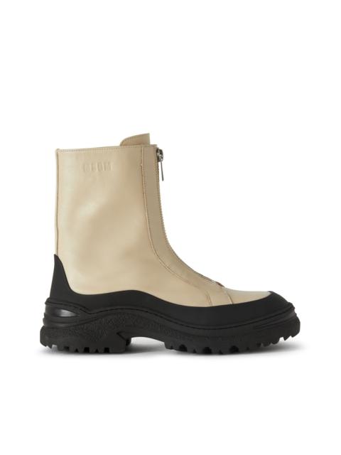 MSGM MSGN Track Sole Boots in Leather
