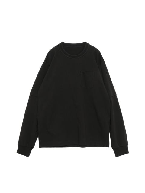 sacai Bill Cunningham Graphic Print L/S T-Shirt