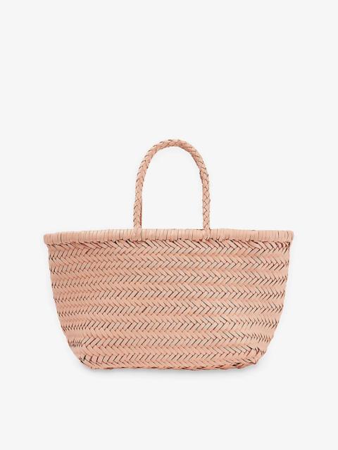 DRAGON DIFFUSION Bamboo Triple Jump small leather tote bag