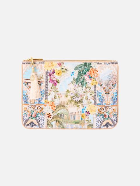 CAMILLA SMALL CANVAS CLUTCH