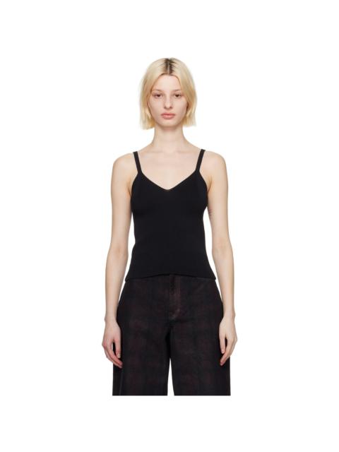 Our Legacy Black V-Neck Tank Top