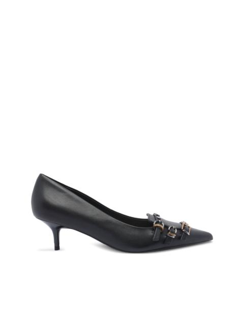 PINKO 50mm buckle-detail pointed-toe pumps
