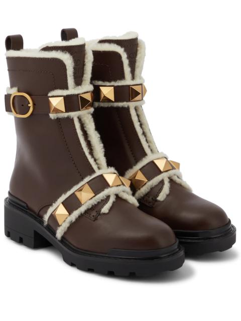 Valentino Roman Stud leather ankle boots