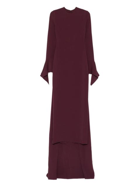 SOLACE LONDON Solace London The Blake Flared-sleeve Maxi Dress