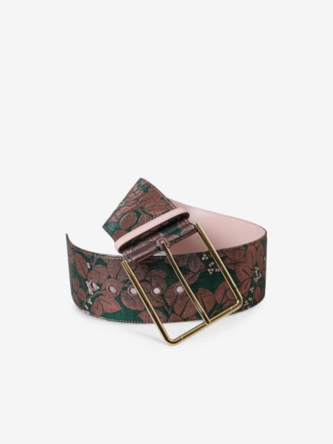 Dolce & Gabbana floral-brocade belt