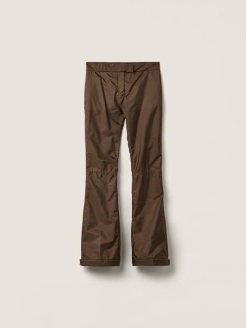 Miu Miu Technical fabric pants