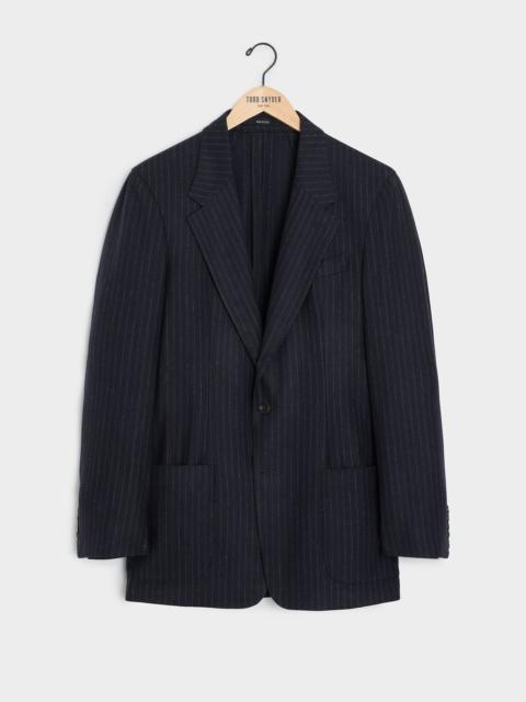 TODD SNYDER Italian Flannel Pinstripe Wythe Sport Coat