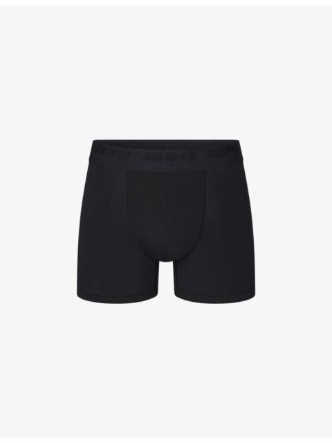 SKIMS Branded-waistband 3in stretch-modal boxer briefs