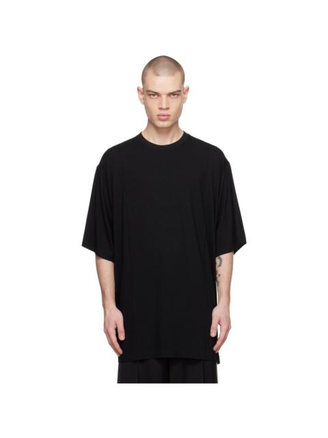 PETER DO Black Oversized Creased T-Shirt