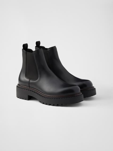 Leather Chelsea boots