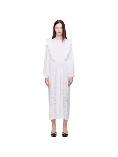 A.P.C. White Ginger Midi Dress